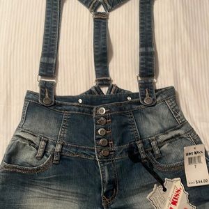 Hot Kiss shorts for girls . Color blue . Size 7